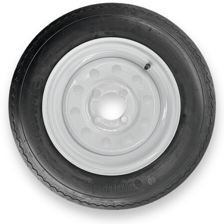 Rubbermaster - Steel Master Rubbermaster 5.30-12 4 Ply Highway Rib Tire and 4 on 4 Modular Wheel Assembly 599420